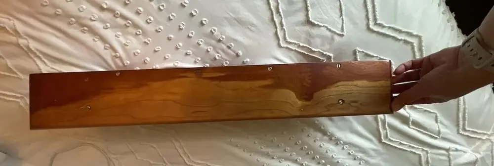 Handmade wood wall